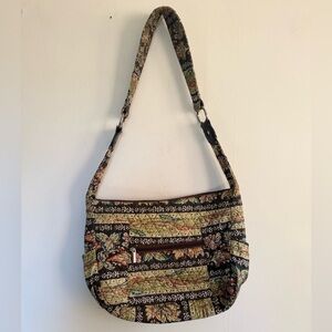 Floral Quilted Paisleys Patterned Shoulder Bag